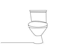 toilet bowl clean interior line art design vector