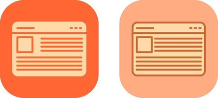 Blogging Services Icon vector