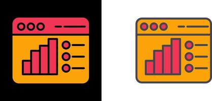 Web Analysis Icon vector