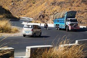 Hills view of Baluchistan Pakistan on August 12, 2023. photo