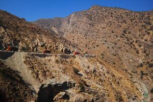 Hills in Balochistan Province of Pakistan on December 24, 2023. photo