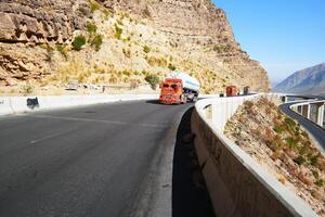 Hills in Balochistan Province of Pakistan on December 24, 2023. photo