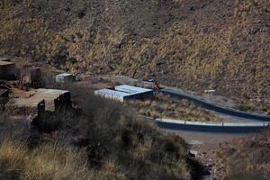 Fort Munro bridge at Dera Ghazi Khan in Pakistan on September 14, 2023 photo