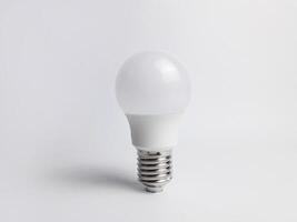 white LED light bulb photo