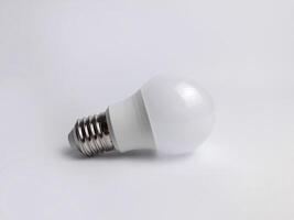 white LED light bulb photo