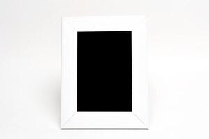 empty photo frame with white background