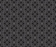 Gray Black Thai Pattern Background vector