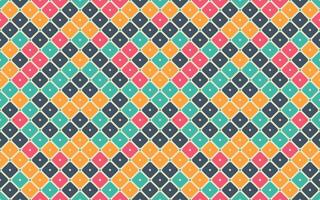 Colorful Rhombus Geometric Diamond Shape Pattern Background vector