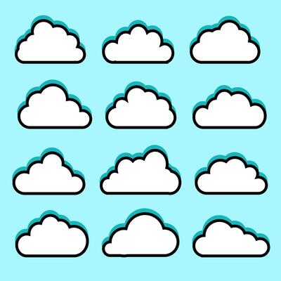 Line Style Clouds