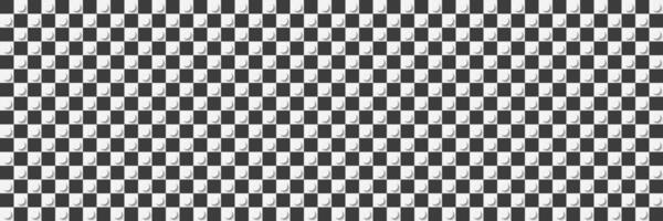 Grey and white plastic construction plate banner. Closeup plastic toy block. Abstract background. Seamless modern pattern vector