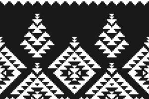 Abstract ethnic Aztec style. Ethnic geometric seamless pattern in tribal. American, Mexican style. Design for background, illustration, fabric, clothing, carpet, textile, batik, embroidery. vector
