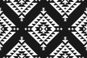 geométrico étnico sin costura modelo tradicional. americano, mexicano estilo. azteca tribal ornamento impresión. diseño para fondo, fondo de pantalla, ilustración, tela, ropa, alfombra, batik, bordado. vector