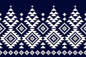 Fabric Mexican style. Geometric ethnic seamless pattern in tribal. Aztec art ornament print. vector