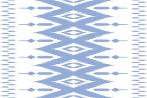 ikat seamless pattern on white background for textile design. Can be used in fabric design for clothes, wrapping, carpet, fashion, textile, fabric, shirt vector