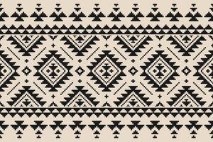 Carpet tribal pattern art. Geometric ethnic seamless pattern traditional. American, Mexican style. Design for background, wallpaper, illustration, fabric, clothing, carpet, textile, batik, embroidery. vector