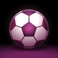 ball with purple pattern vector