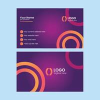 Business card design vector