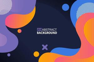 colorful abstract background style vector