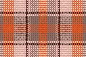 Tartan or plaid dark color pattern. vector