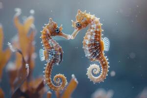 The Loving Ritual of Seahorses photo