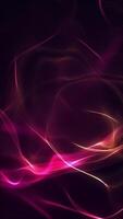 Vertical - elegant gently flowing and rippling red and gold glowing digital fractal light wave background animation. This modern abstract motion background is full HD and a seamless loop. video