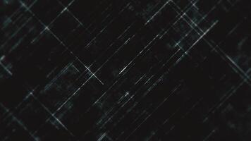 Simple abstract background animation with gently moving distressed diagonal white lines and grunge noise texture. This dark minimalist textured motion background is full HD and looping. video