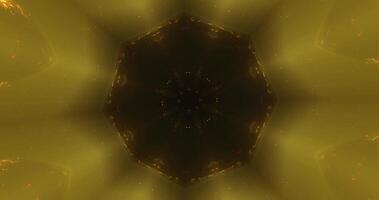 a yellow and black abstract image of a flower video