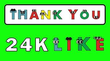 Thank you like Social media element thank you subscribers Thank you like congratulation card Motion graphics Thank you celebrate or subscriber Congratulations video