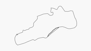 schizzo carta geografica di barquisimeto nel Venezuela video