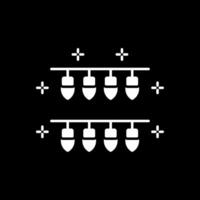 Lights Glyph Inverted Icon vector