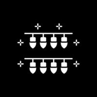 Lights Glyph Inverted Icon vector