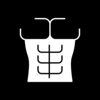 Six Pack Glyph Inverted Icon vector