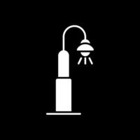 Street Light Glyph Inverted Icon vector