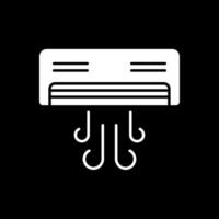 Ac Glyph Inverted Icon vector