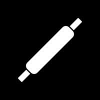 Rolling Pins Glyph Inverted Icon vector