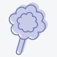 Icon Cotton Candy. related to Parade symbol. two tone style. simple design illustration vector