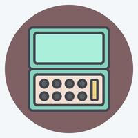 Icon Cosmetics. related to Woman Day symbol. color mate style. simple design illustration vector