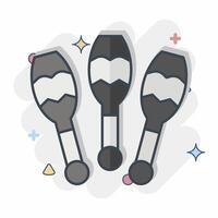 Icon Juggling. related to Parade symbol. comic style. simple design illustration vector