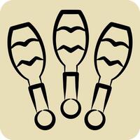 Icon Juggling. related to Parade symbol. hand drawn style. simple design illustration vector