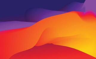 Abstract Vibrant Gradient background. Saturated Colors Smears. EPS. vector