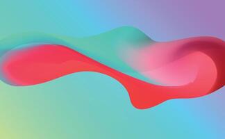 Abstract Vibrant Gradient background. Saturated Colors Smears. EPS. vector