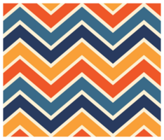 retro divisa vintage Anos 70 anos 80 colorida zig zag meio século fundo padronizar png