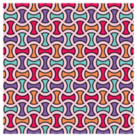 Retro Modern Hippie Harlequin Colorful Mid Century Pattern png