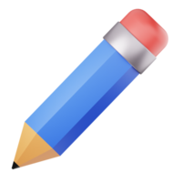 crayon 3d graphique illustration png