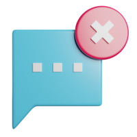 Delete Message Chat png