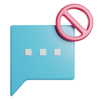 message la communication bloquer png