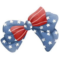 Ribbon watercolor in Independence Day png