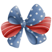 Ribbon watercolor in Independence Day png