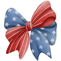 Ribbon watercolor in Independence Day png