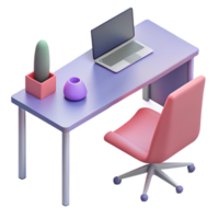 Exquisite 3D Images of Stunning Office Tables Ideal for Interior Design Inspiration png